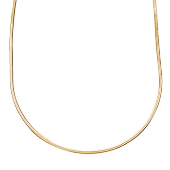 Pico - Rylee halskæde i forgyldt sølv Necklace-fg 1